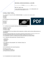 Prueba Sistema Solar