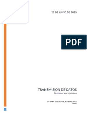 Transmisión de datos pdf
