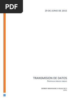 Transmisión de datos pdf