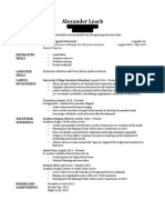 Leach Resume Weebly