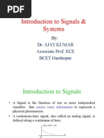 Signal & Systems - EDUSAT