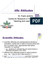 Scientific Attitudes and Their Application