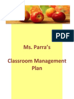 Ms Parras Classroom Management Plan