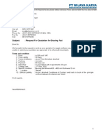 Subject: Request For Quotation For Bearing Pad: Terms and Condition