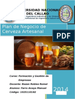 Caratula Formacion y Gestion de Empresas Plan de Inversion Cerveceria Artesanal (Final-susti)