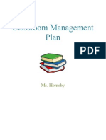 Classroom Management Plan