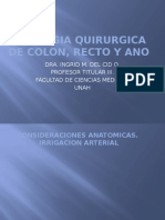 Patología Quirúrgica de Colon, Ano y Recto 