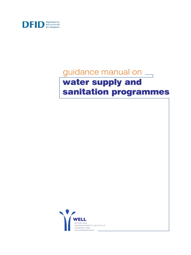 DFID 1998 Guidance Manual On Water Supply and Sanitation Programmes