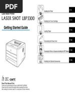 Getting Started Guide: Laser Beam Printer