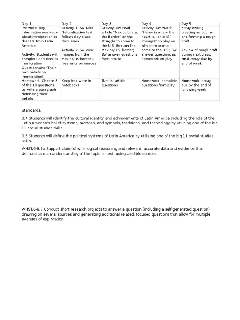 Immigration Sample LP | PDF