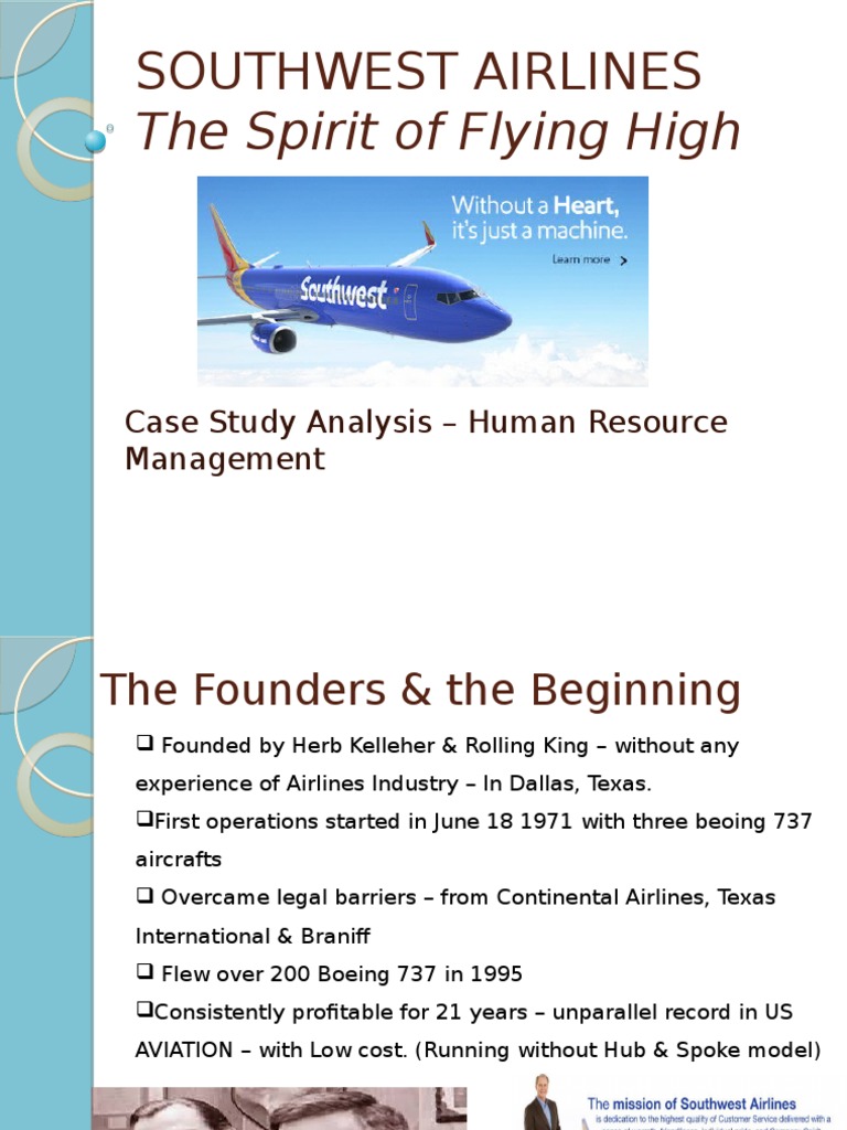 Southwest Airlines HR Initiatives Southwest Airlines Airlines