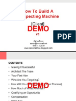  Outbound Process Demo Aaron Ross Build A Prospecting Machine 03 02 07