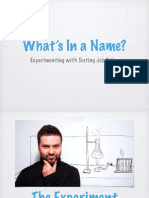 What's in A Name?: Experimenting With Testing Job Titles