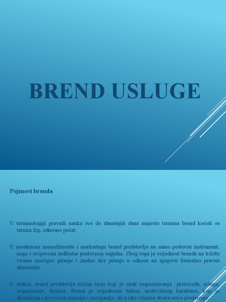 Brend | PDF