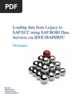 Whitepaper On Loading Data From Legacy To SAP Using BODS