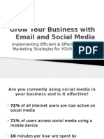 Grow Your Business With Email and Social Media