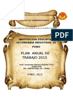 Plan Anual de Trabajo 2015