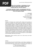 REESTRUTURAÇÃO ECONÔMICA E REPRODUÇÃO DO ESPAÇO URBANO, REFLEXOS SOBRE O MERCADO IMOBILIÁRIO DE CIDADES MÉDIAS.