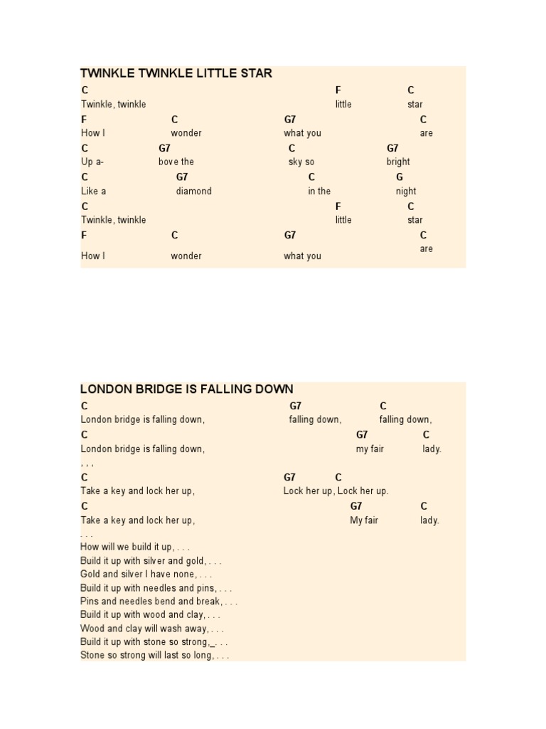 A Collection of English Nursery Rhymes and Children's Songs PDF