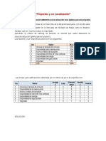 Proyectos y Localizacion