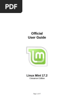 Download LinuxMint User-Guide for Version 172 by Ngha Zer SN270185777 doc pdf