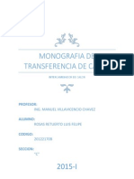 Monografia Transferncia - Intercambiador de Calor