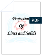 Projection of Lines and Solids