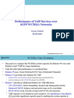 Performance of Voip Services Over 3Gpp Wcdma Networks: Ozcan Ozturk Qualcomm