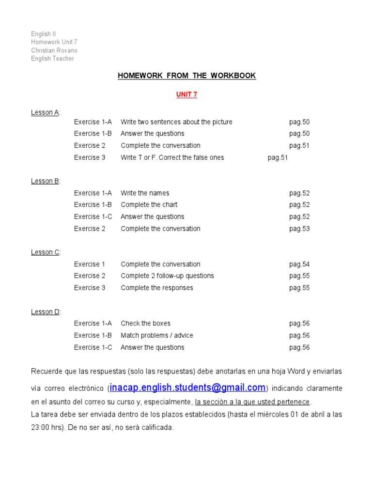 English II Homework Unit 7 Guide | PDF