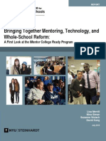 Bringing Together Mentoring Technology and Whole School Reform