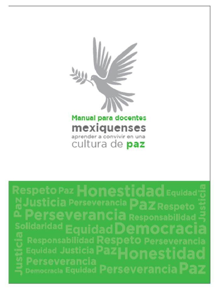 Manual Cultura de Paz | PDF | Paz | Conflicto (proceso)