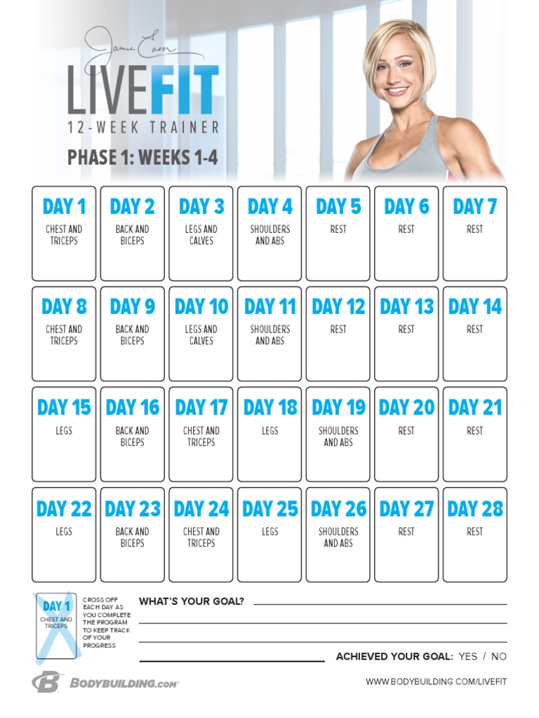 Simple Jamie eason workout routine for Fat Body