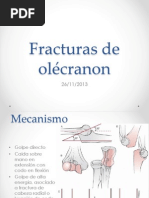 Fracturas de olécranon - tratamiento quirúrgico