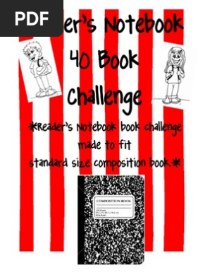 Free Readers Notebook Book Challenge