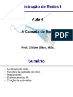 Aula 4 - Camada de Rede