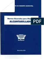 Normas Generales para Diseño de Alcantarillados PDF