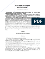 Hungarian Electricity Act LXXXVI 2007 ENG