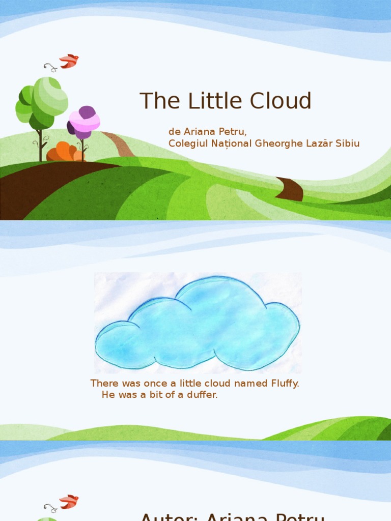 Fluffy the Little Cloud Story | PDF