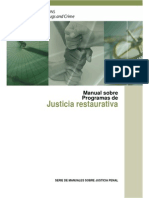 Manual Sobre Programas de Justicia Restaurativa