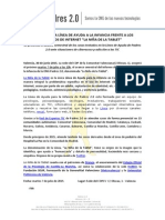 Nota de Prensa - Presentación Informe Línea de Ayuda de Padres 2.0