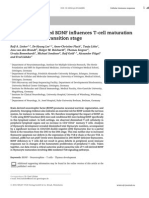 Thymocyte-Derived BDNF Influences T-Cell Maturation at The DN3/DN4 Transition Stage