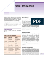 Nutritional Defi Ciencies: Vitamin Deficiencies