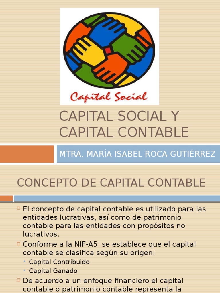 Capital Social y Capital Contable (1) | Compartir (Finanzas) | Contabilidad