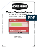 Chore MF973F MDL 100 Digital Indicator