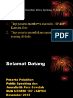 Tips Berbicara di Depan Umum