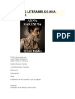 Analisis Literario de Ana Karenina