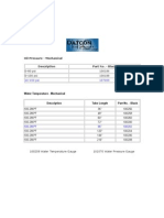 Oil Pressure - Mechanical Description Part No. - Black