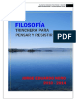 Filosofia Trinchera para Pensar y Resistir Tomo I PDF