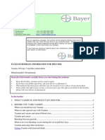 Bayer plc Patient Information Leaflet for oral contraceptive Yasmin