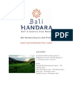 Bali Handara Country Club Profile